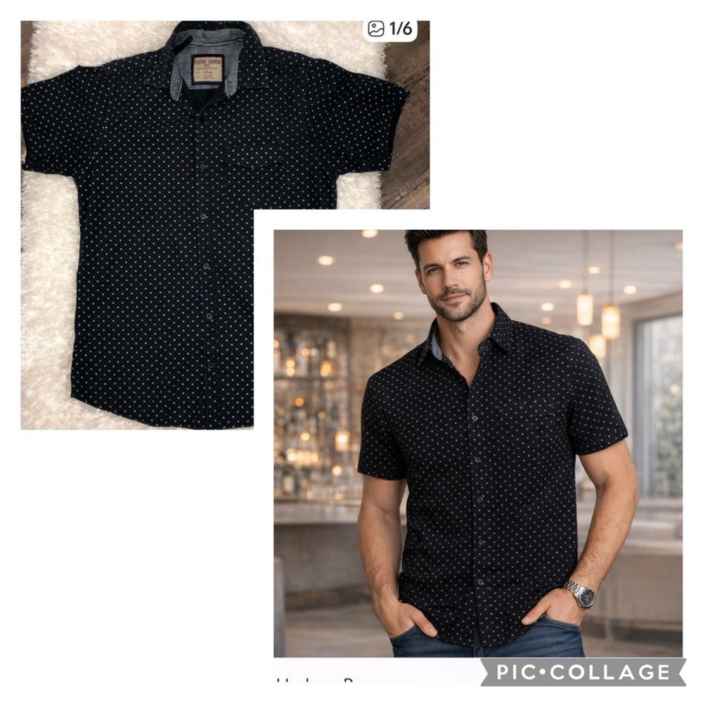 NWOT 💯 Cotton short sleeve button down shirt